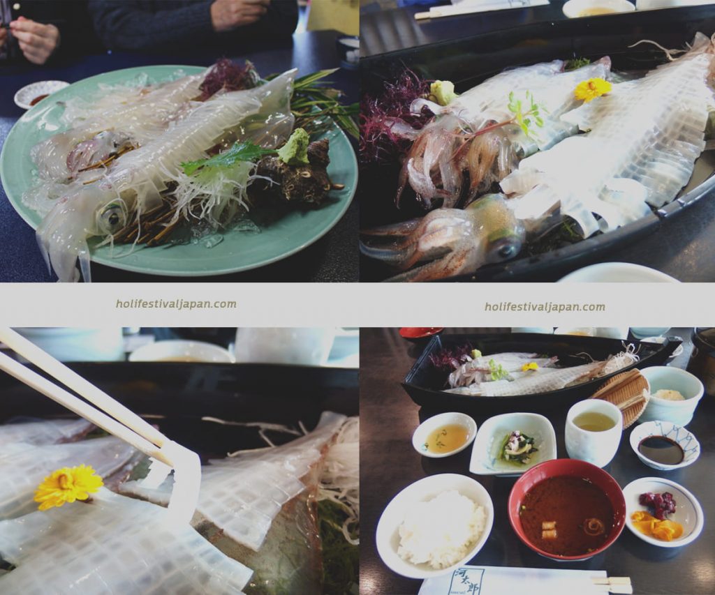 หมึกสด9 1024x853 - ปลาหมึกสด อาหารญี่ปุ่นแบบดั้งเดิม