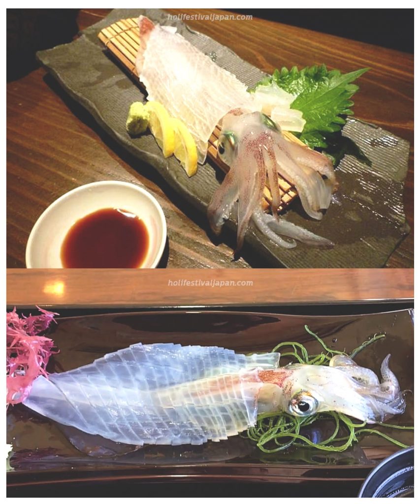 หมึกสด8 853x1024 - ปลาหมึกสด อาหารญี่ปุ่นแบบดั้งเดิม